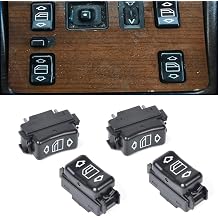 Power Switch Set for W124 W126 W201 190E Console Glass Control 1248204510 1248204610 Left Right Interior Repair Parts