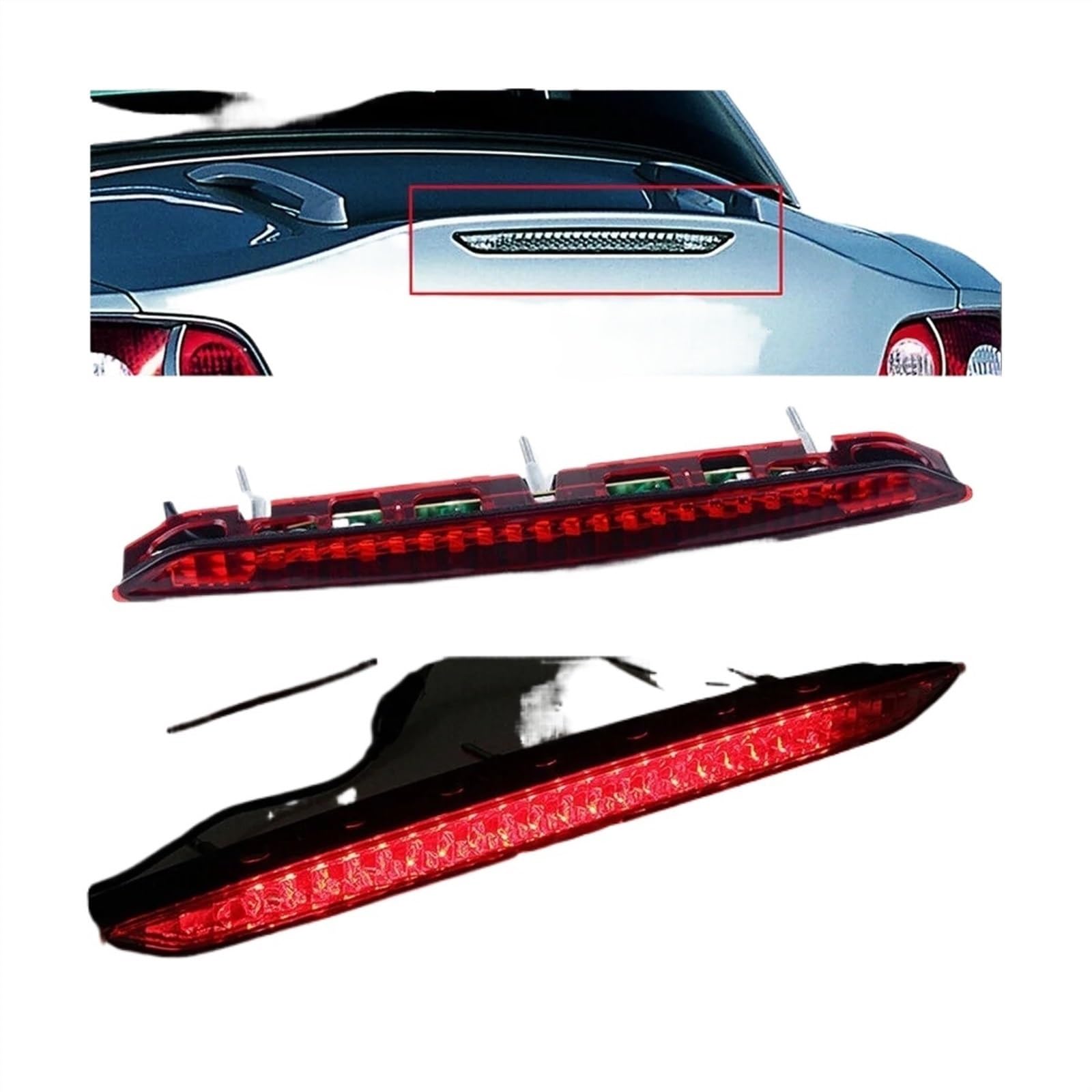 Gruppi Ottici Posteriori Compatibile Con BMW Per Z4 E85 2003 2004 2005 2006 2007 2008 Auto Terza Luce Posteriore Fanale Posteriore Stop Lampada Luce Freno Luce Di Guida Accessori Auto 63256930246