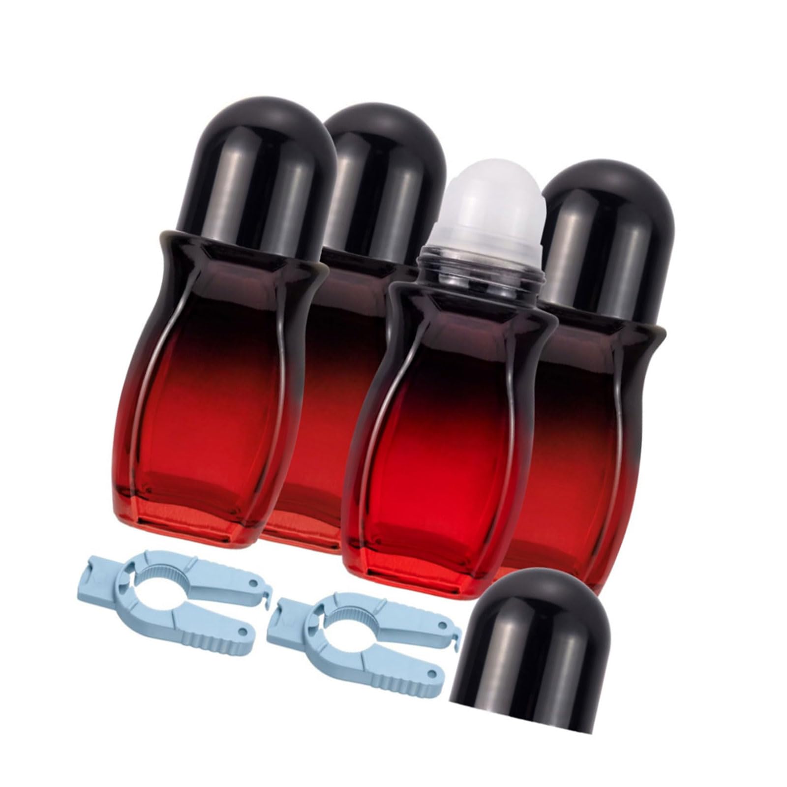 YROHGKPN Cosmetic Roller Container Travel Friendly 50ml Glass Bottles Leak Proof Design for Scent Cosmetics Cosmetic Container