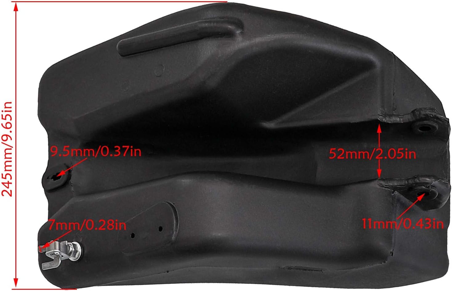 Gas Fuel Tank with Cap for GY6 150cc 200cc 250cc Roketa Yamoto 4Wheeler