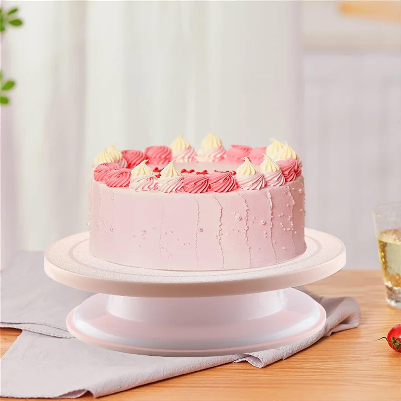 Plateau tournant à gâteau en alliage