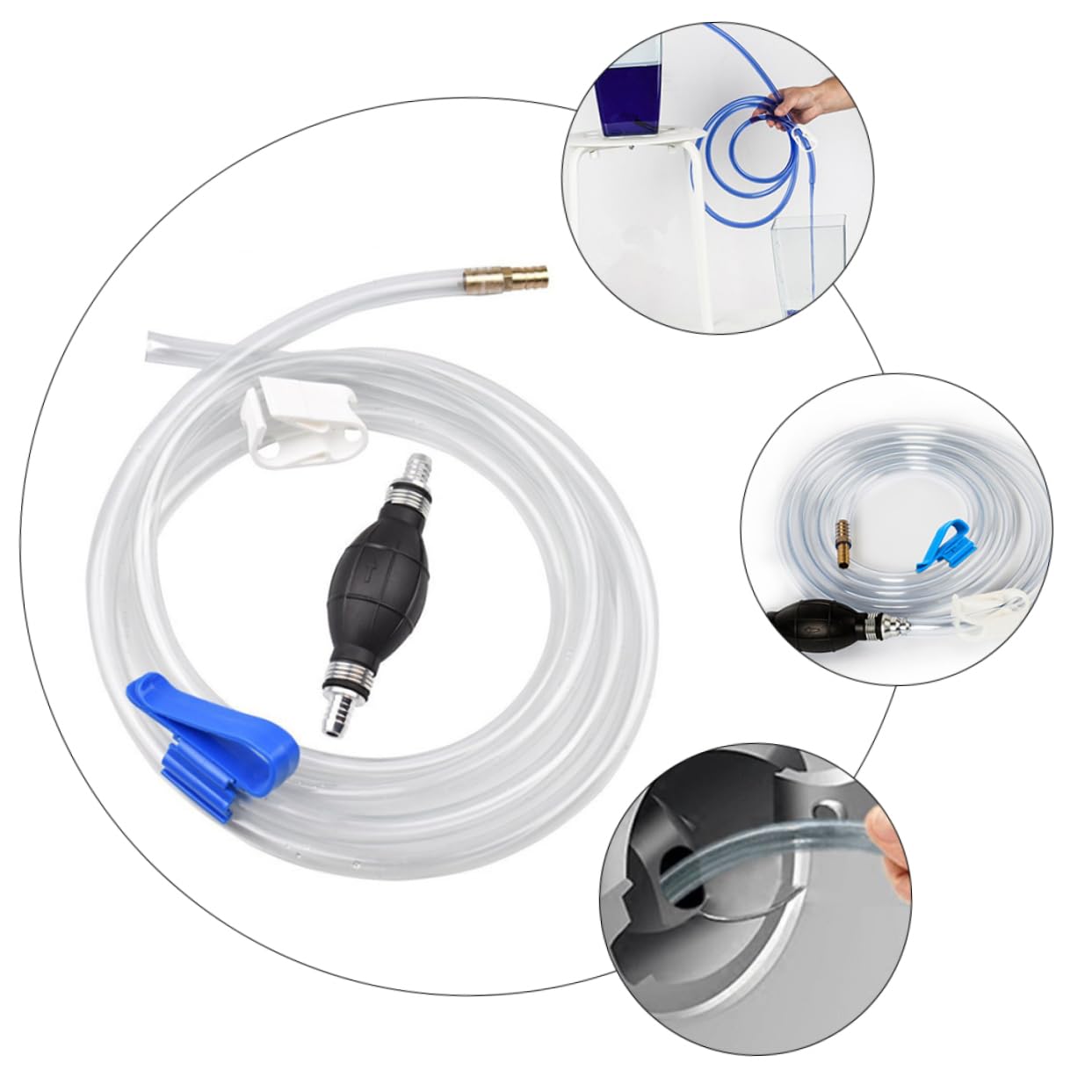 Manuelle Wasser Saugschlauch Auto Aquarium Saugpumpe Siphonpumpe Wasseraustragung Saugschlauch Siphon Wasserabsaugung