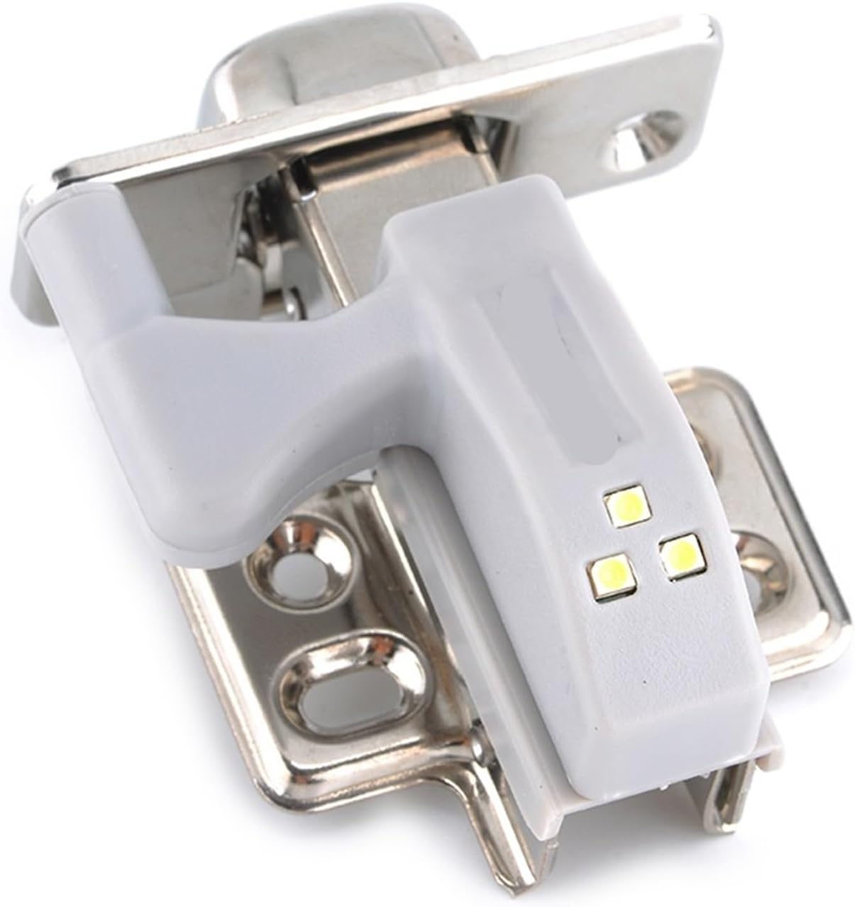 Universal Hinge Sensor Light Kitchen Bedroom Living Room Cabinet Cupboard Closet Wardrobe 0.25W Inner Light 5Pcs(Warm White)