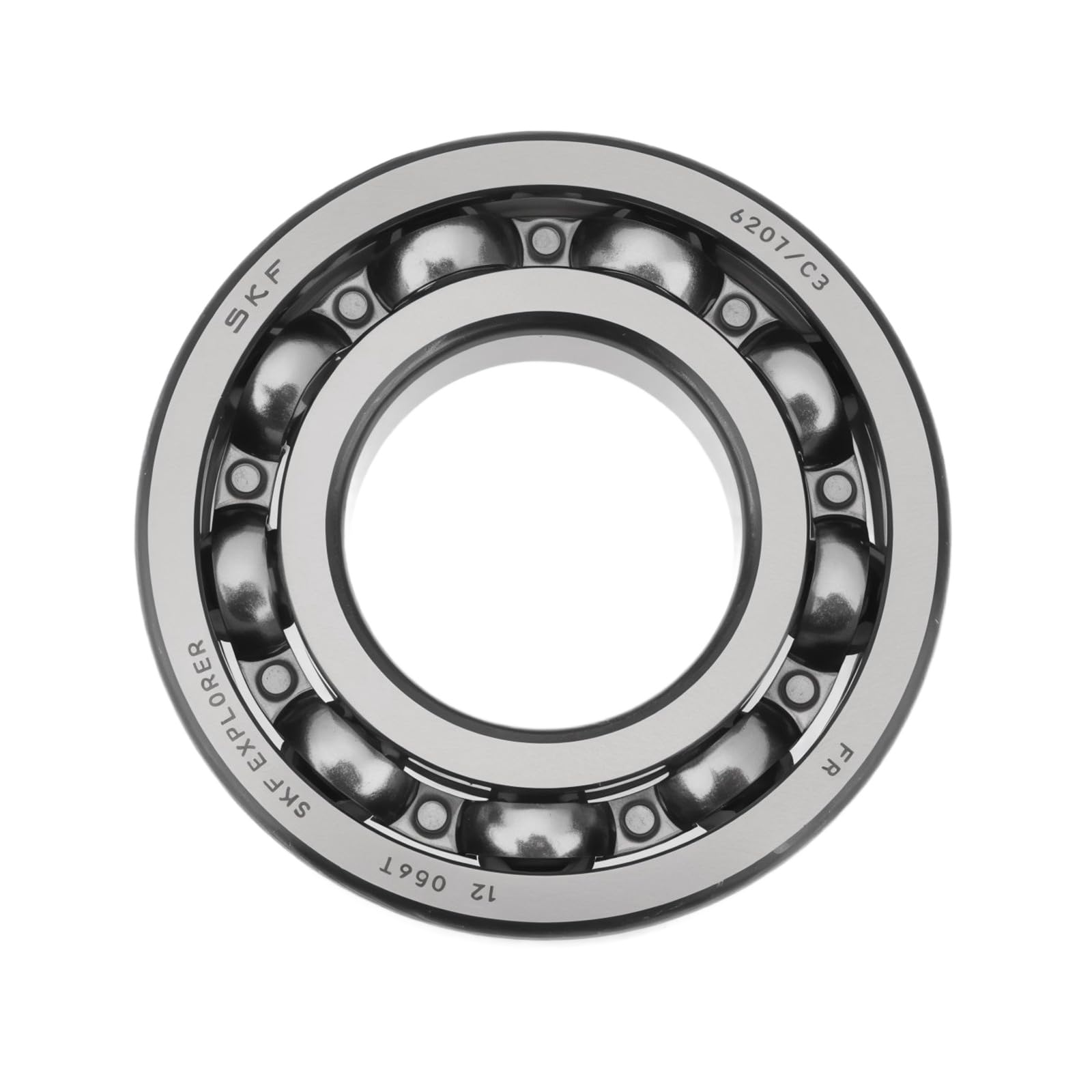 eMagTech 1Pc Deep Groove Ball 6207 C3 SKF Metal Shield Ball Bearing 6207 C3 SKF for Industrial Automation and Motion Control 35x72x17mm