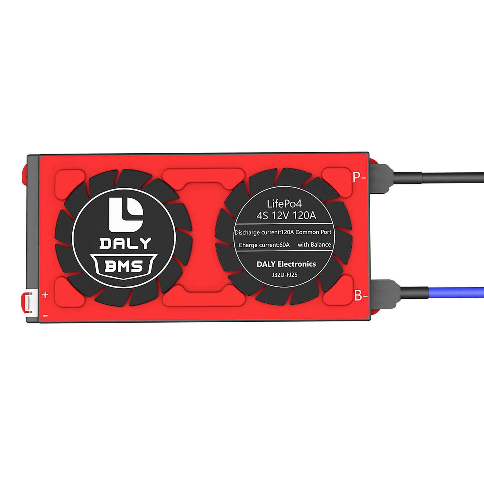 DALY BMS LiFePo4 4S 12V 120A PCB Scheda di Protezione con Porta Comune e Sonda Sensore per Batteria Al Litio nominale 3.2V Strumenti Elettrici FAI DA TE