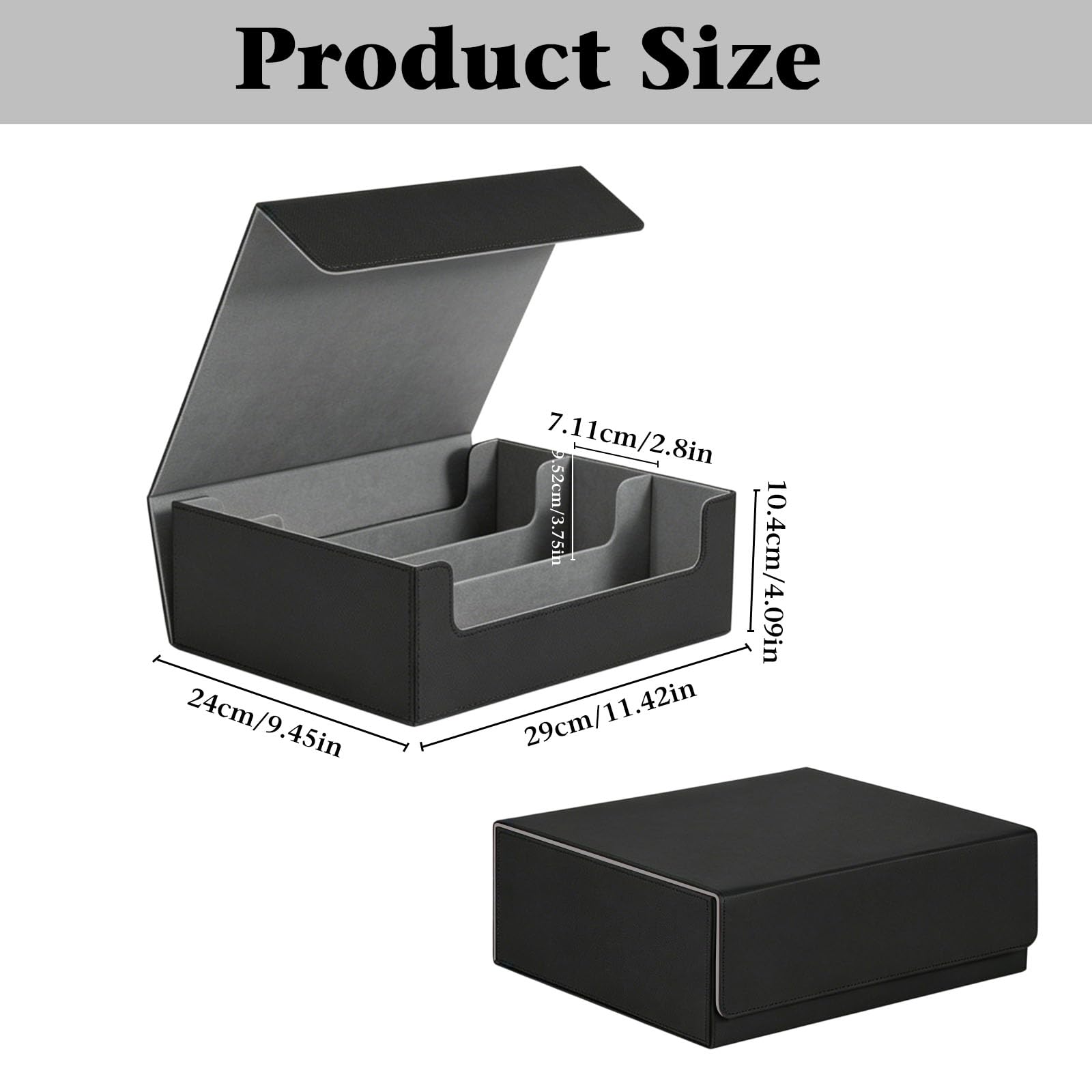 MTG Deck Box, Quartuple Trading Card Storage Box contiene oltre