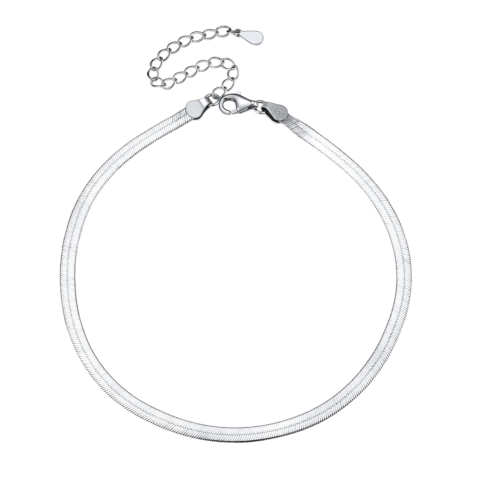 SILVERCUTETennis Chain Bracelets 925 Sterling Silver, Adjustable 16-21cm, Come with Gift Box