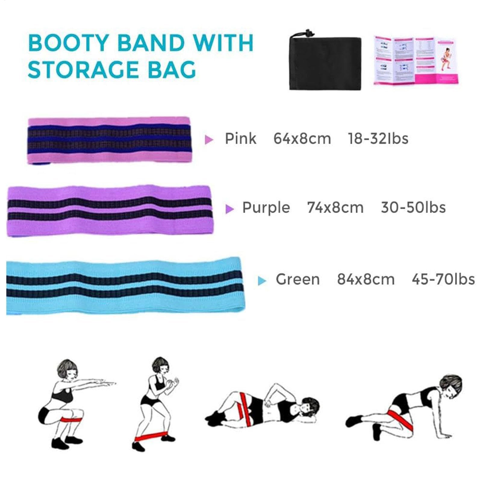 Set di anelli Pilates, set di attrezzature Pilates - Kit Pilates per allenamenti,Accessori per l'allenamento a casa, cintura di stretching multifunzionale, bande yoga per palestra