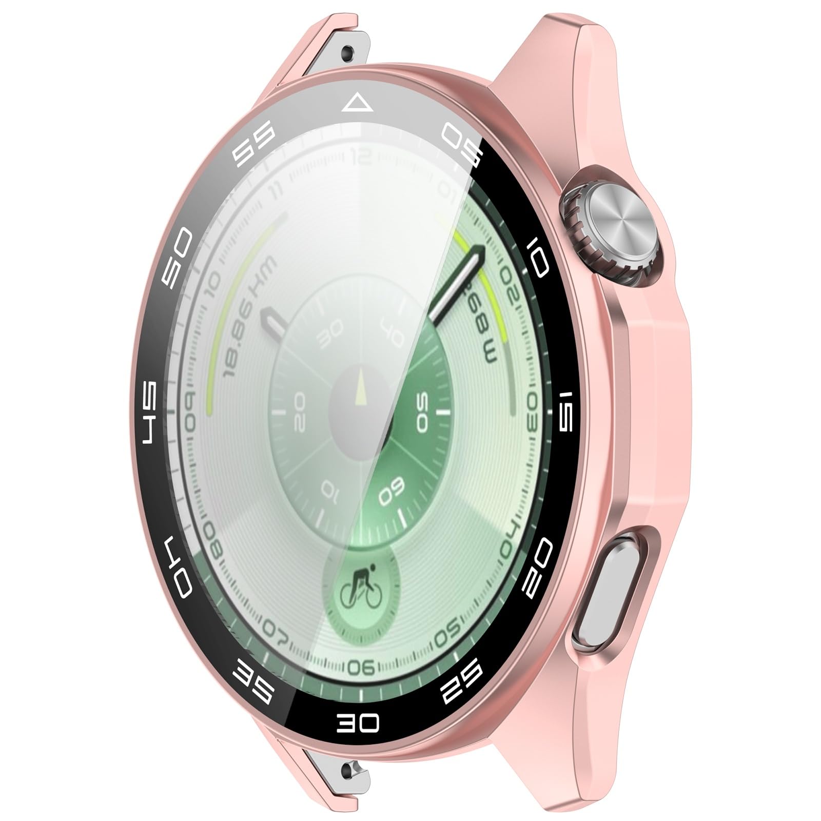 Scale Marking Cover Shell Case with Glass Film for Watch GT6 46MM 