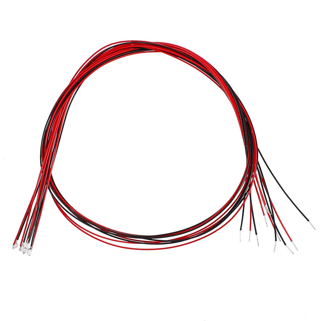 uxcell 5pcs Prewired 0402 Blue Surface Mounted Devices LED Light ...