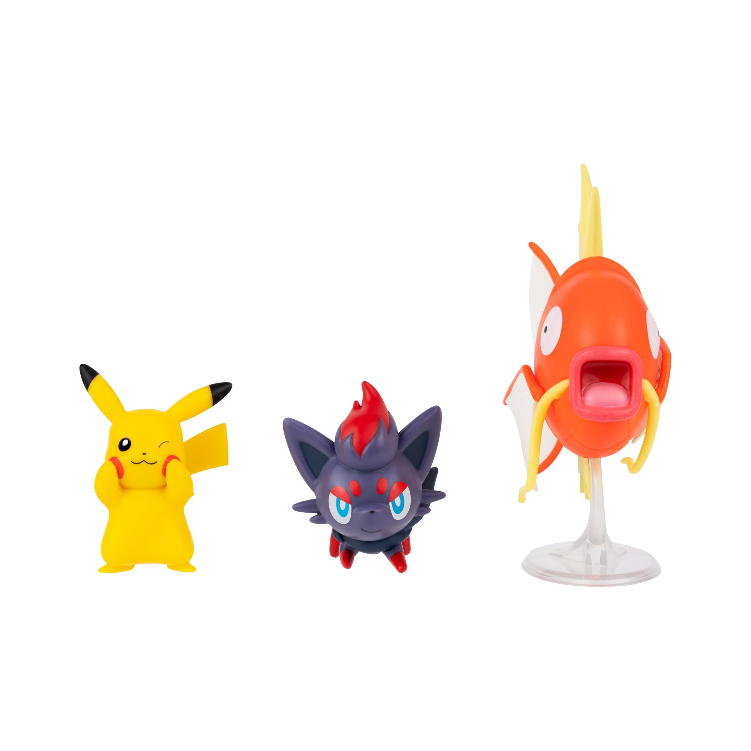 Pokémon Battle Figures Pikachu + Magikarp + Zorua