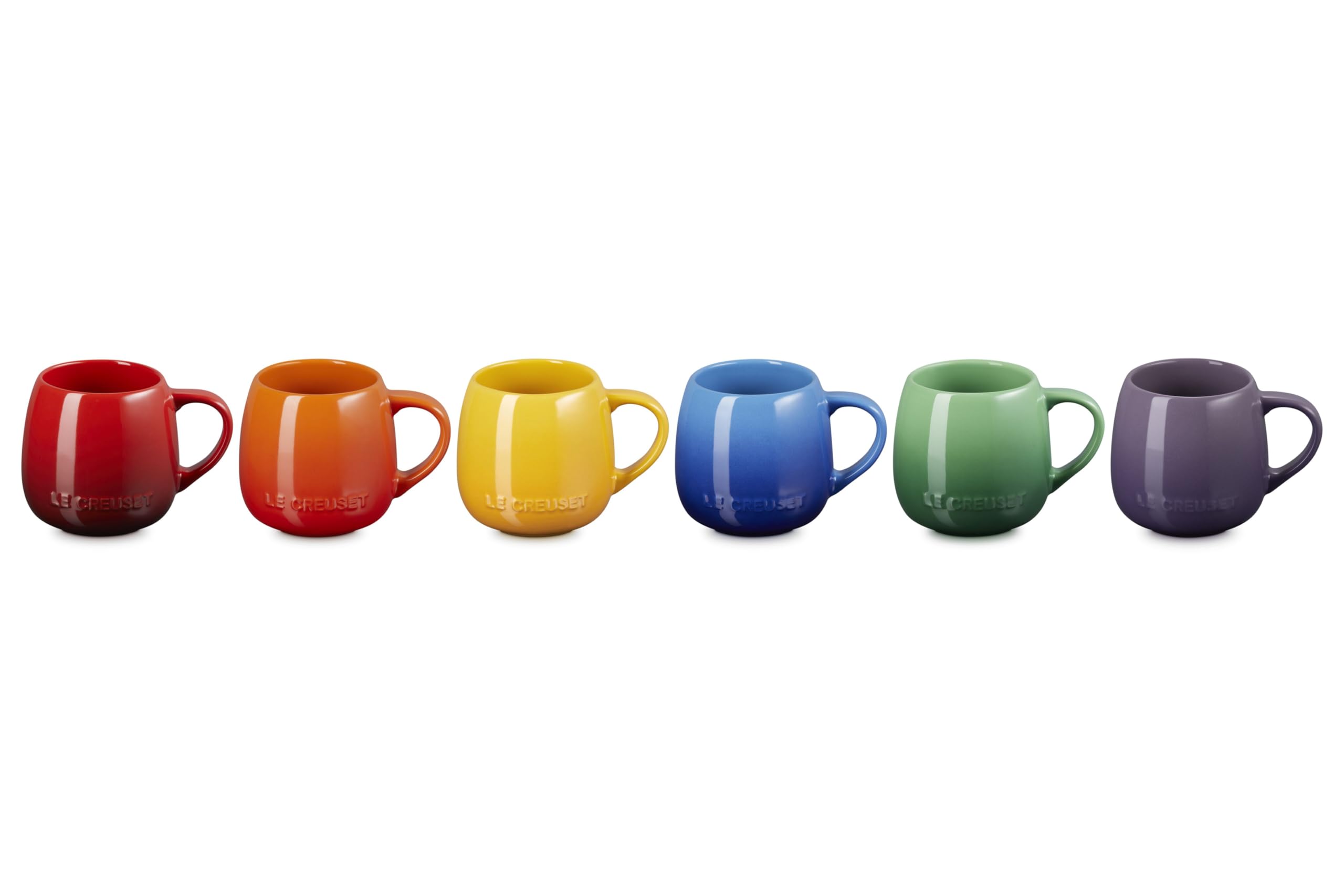LE CREUSET Set di 6 tazze in gres Rainbow
