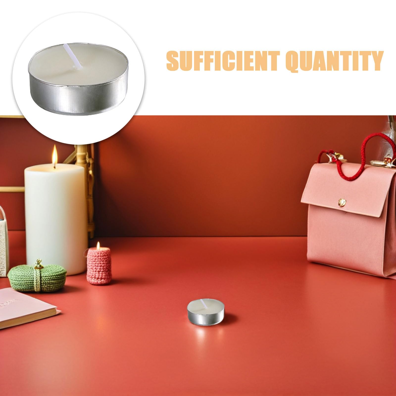 Beavorty 150 Unidades Velas Votivas de Té sin Aroma en Vaso de Aluminio para Decoración Versátil en Fiestas y Cenas Ambiente Romántico y Elegante