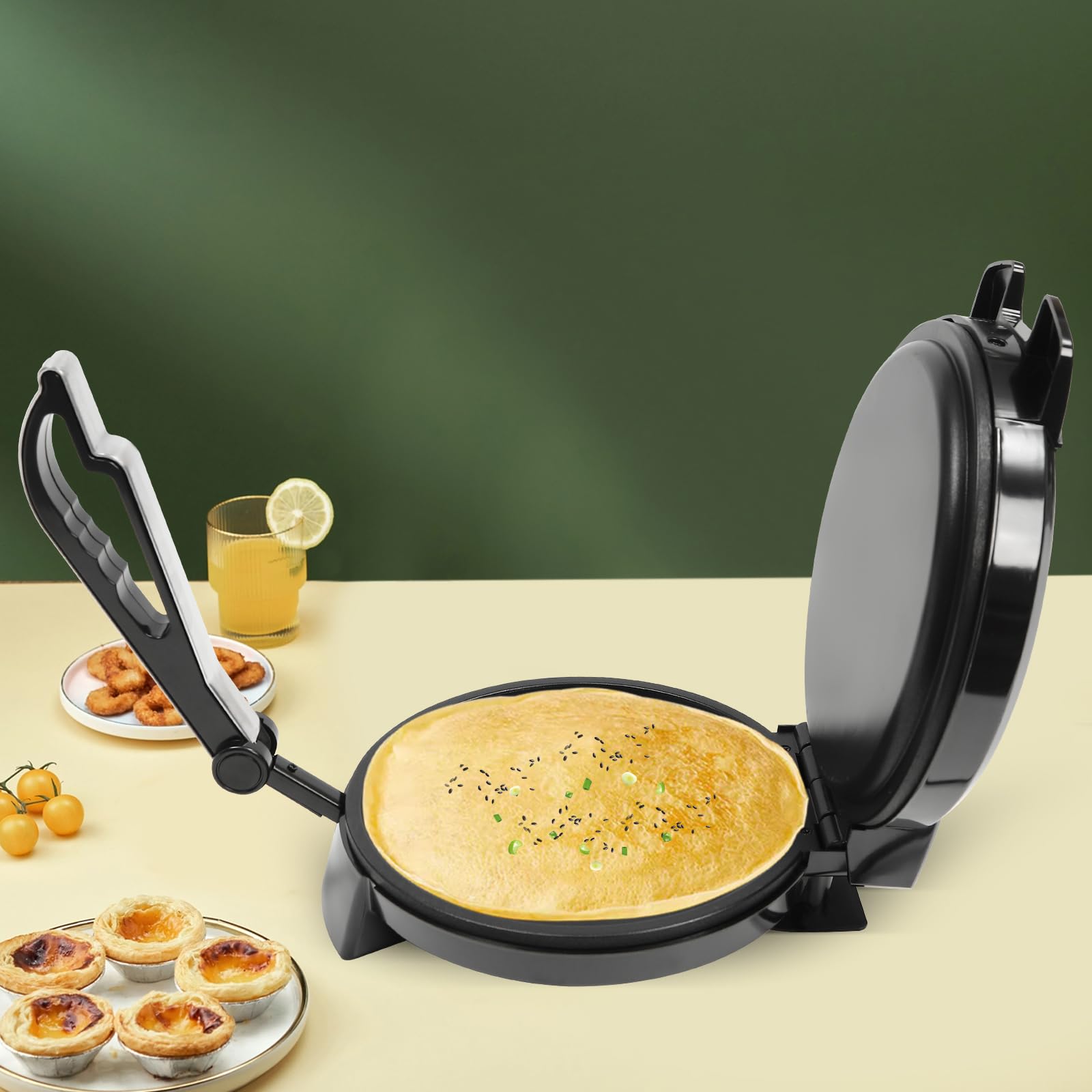 Crepesmaker elettrico 1200W Roti Maker antiaderente regolazione temperatura BM-926