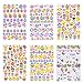 Naler Paques Stickers Autocollants en Vinyle pour Enfants DIY Craft Art Faire de la Décoration, 6 Feuilles