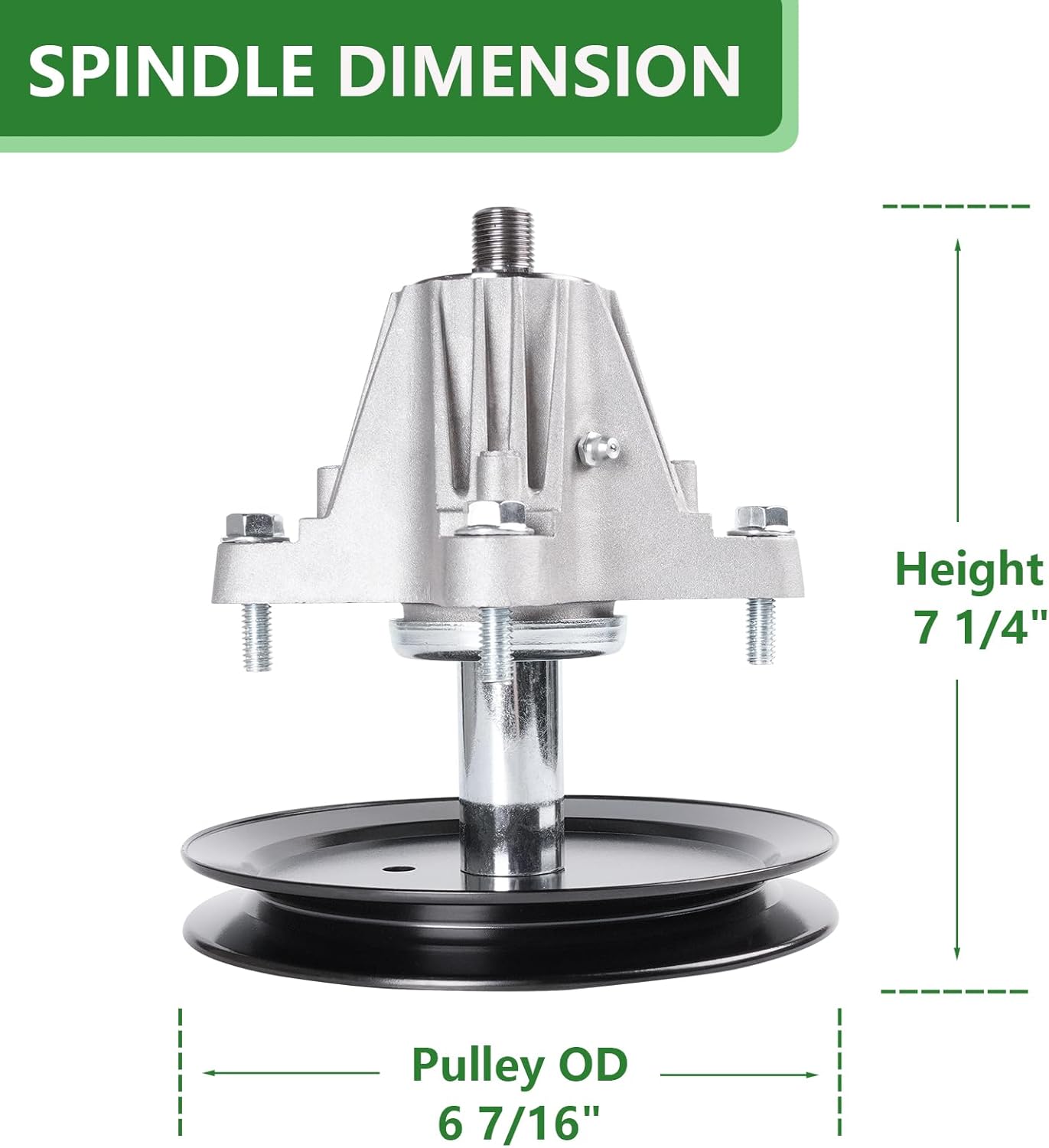 (2 Pack) 618-05078 918-05078 Spindle Assembly Replaces 618-05078A 918-05078A S tens 285-167 Fit for Cub Cadet RZT-L46 RZT-S46 MTD ZT-S46 Z6400 Murray M200-46 with 46 inch Deck Mower