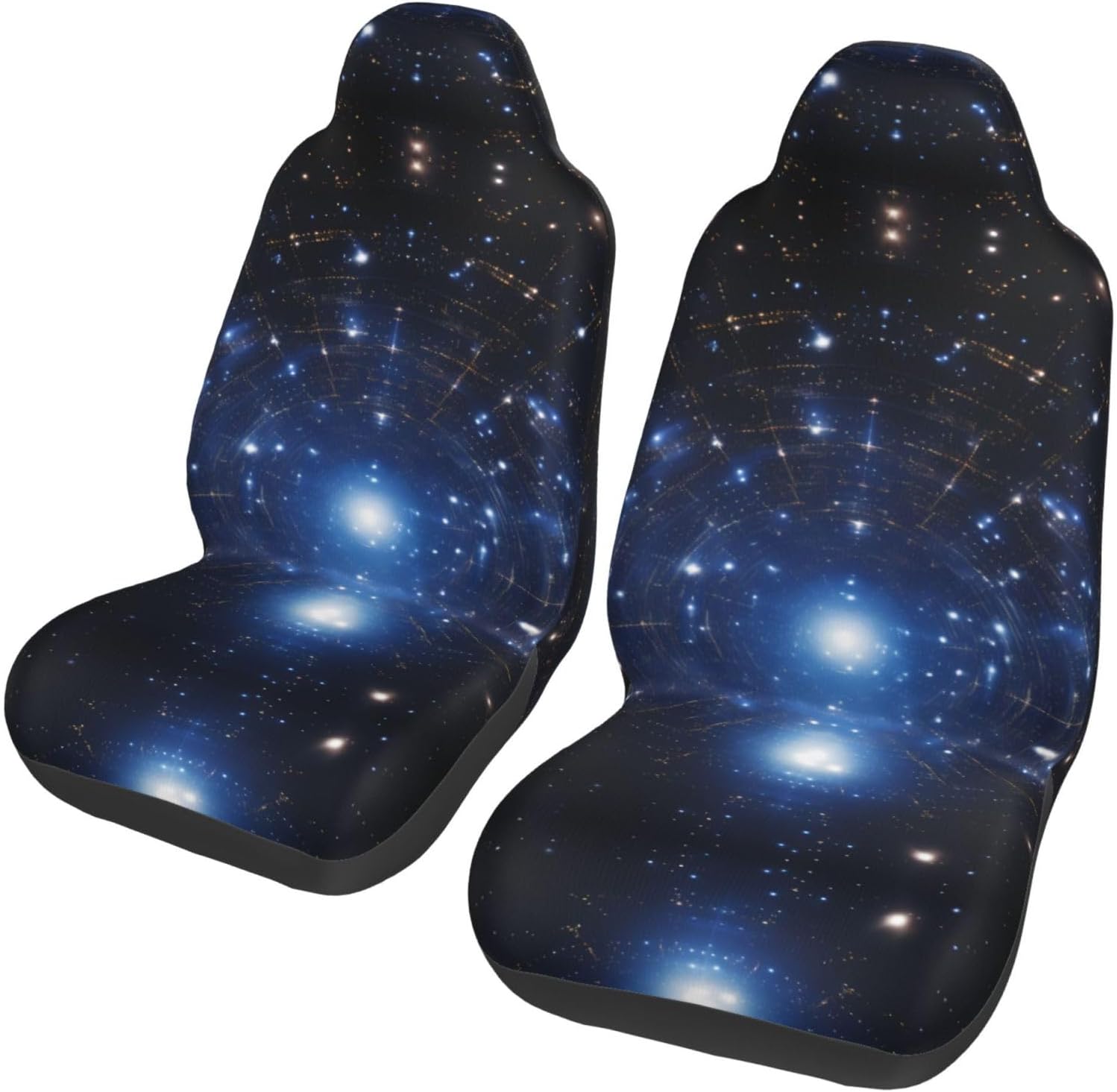 Universal Starry Sky Printed car seat Covers are Suitable for Most Seats in Trucks, Vans, and Other Similar Vehicles.