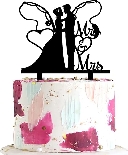 Decoración para tartas temáticas de pesca, pescador que se fue a pescar para bodas, compromisos, despedidas de soltera, aniversario, decoración de