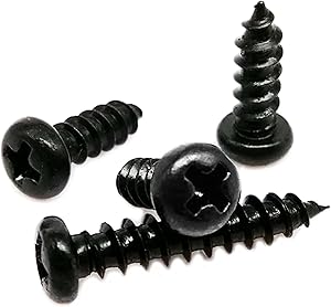 Viti Phillips Acciaio Inox Per Legno Kit Viti Autofilettanti In Acciaio Nere - 300/2010 Pezzi, Testa Tonda Phillips, Misure Da M1 A M4, Per Legno Kit Viti Nere - Foto 5