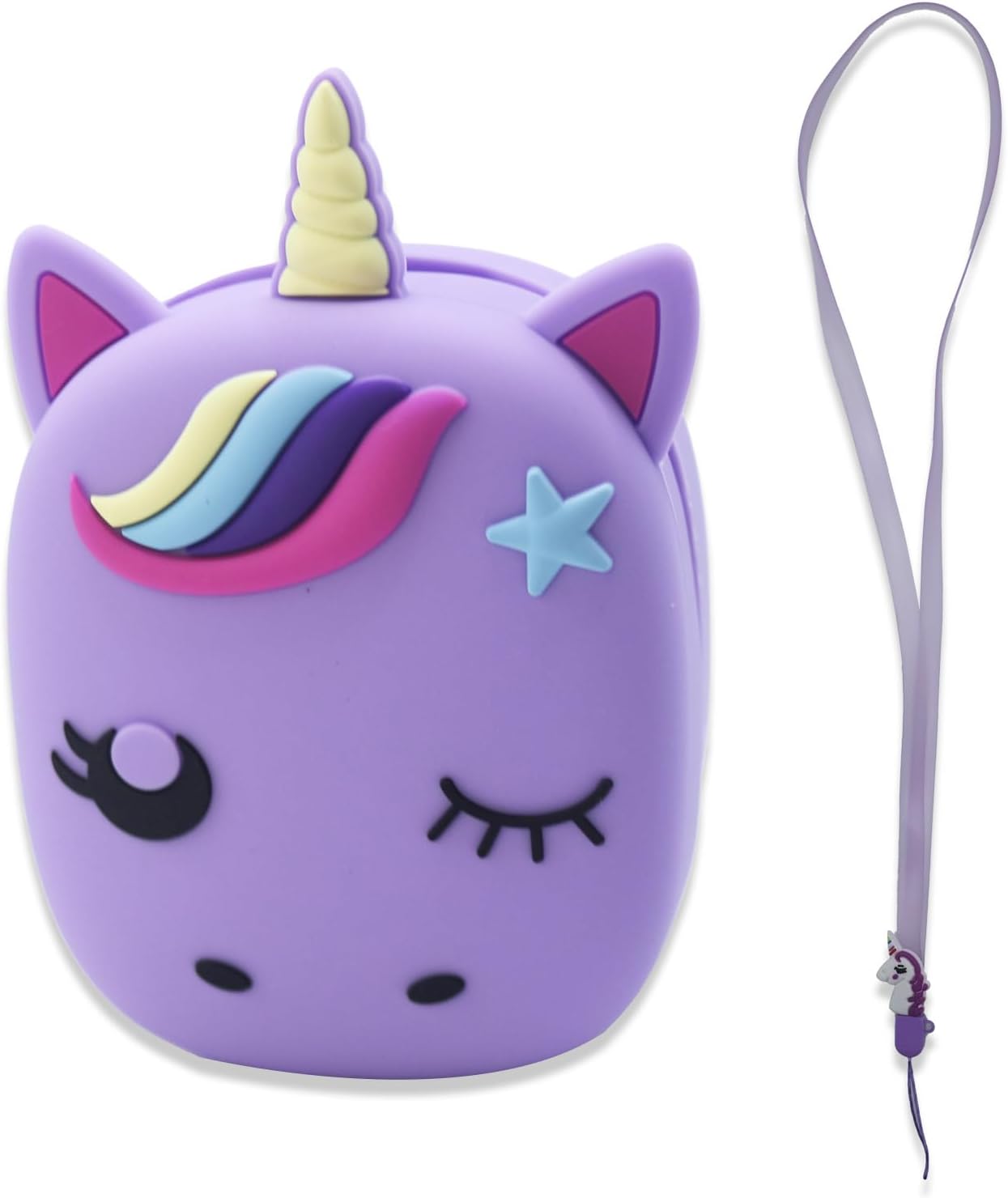 Silicone Case for Bitzee Digital Pet, compatible with Bitzee Disney ang Magicals Interactive Toy (Purple)