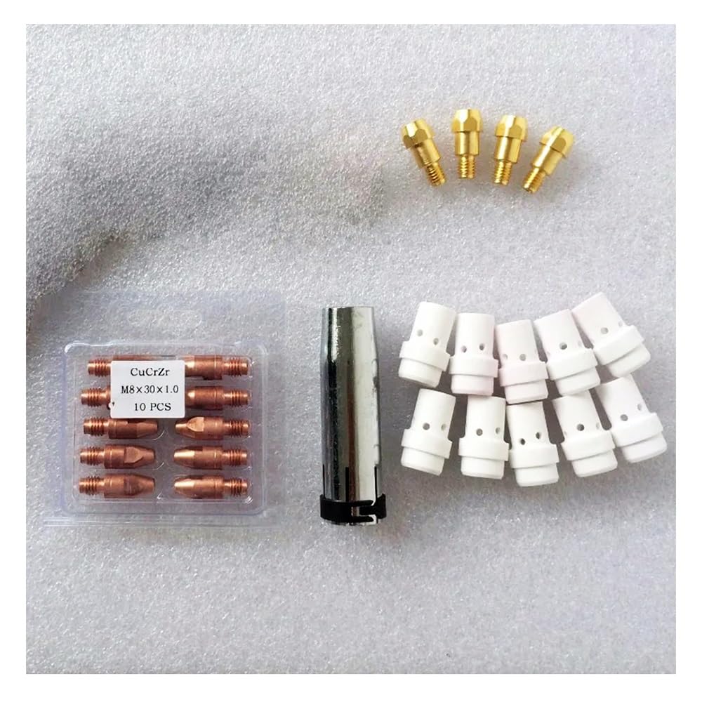 MB36 36 KD 36KD Kit ugello porta punta di contatto diffusore di gas 26 pezzi adatto for torcia di saldatura Mig Mag materiali di consumo(0.8mm)