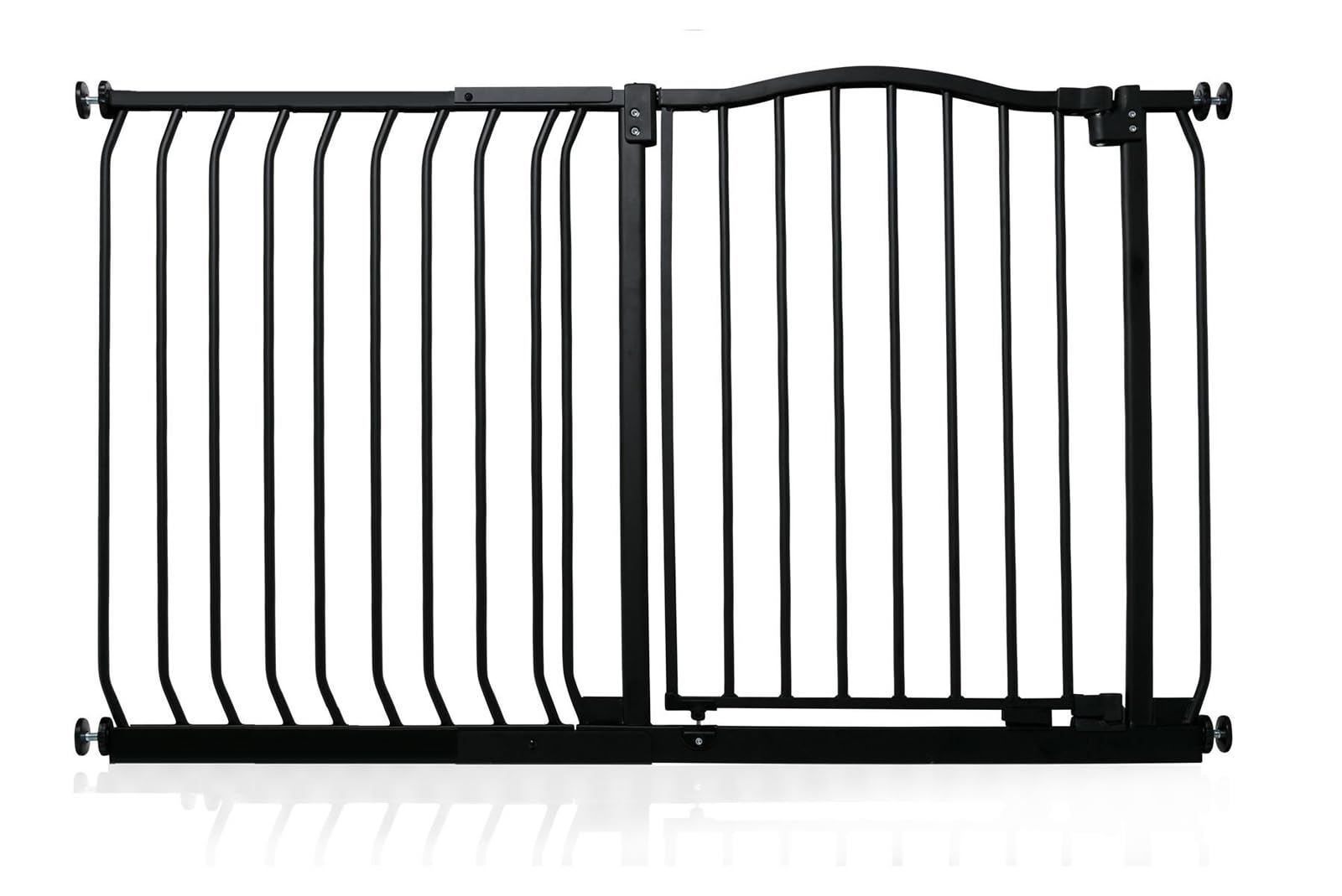 Safetots Curved Top Safety Gate, 71cm - 80cm, Matt White, Pressure Fit Stair Gate, Baby Gate for Doors Hallways and Spaces, Safety Barrier, Easy Installation — view 29
