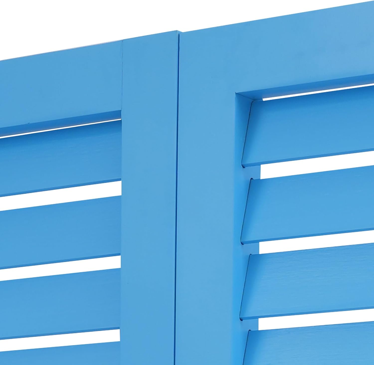 Swinging Doors, 33.46x35.4in Solid Wood Cafe Swinging Door Porch Entrance Swinging Door 180° Opening Angle for Home Cafes Restaurants Bars Cash Registers, Blue