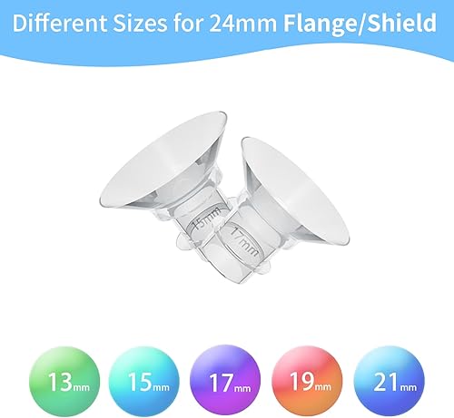 Miniatura 2 de 10 piezas de insertos de brida de 131517190.827 in, compatibles con S9S9 Pro S10S12 extraíble, inserto de brida de extractor de leche, inserto de