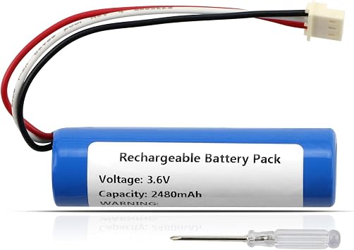 300-10342 Battery for Honeywell PROSIXC2W Hardwired-to-SiX Converter Panel | Replacement for PETZL NAO, NAO+ Plus, 2015 E36200, 2016 E26200-2, E36R10 headlamp Series 3.6V 2480mAh
