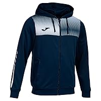 Joma Giacca con cappuccio uomo Eco Supernova blu navy bianco