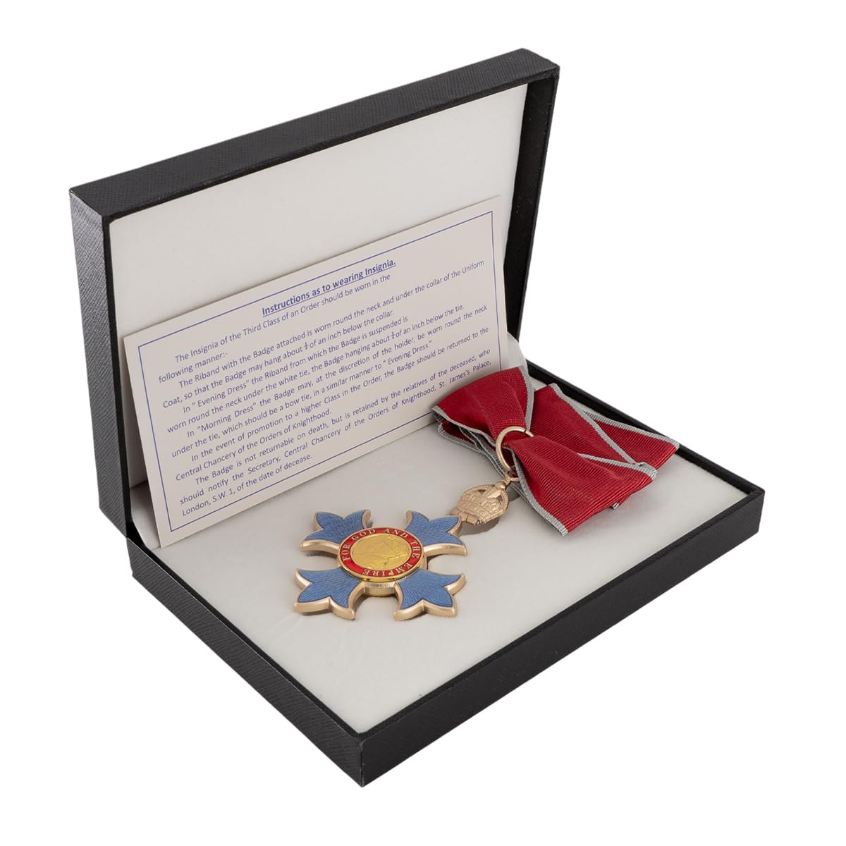 Replik Civilian CBE – Orden des britischen Empire-Medaille 1936 bis zur aktuellen Militärmedaille, Kupfer