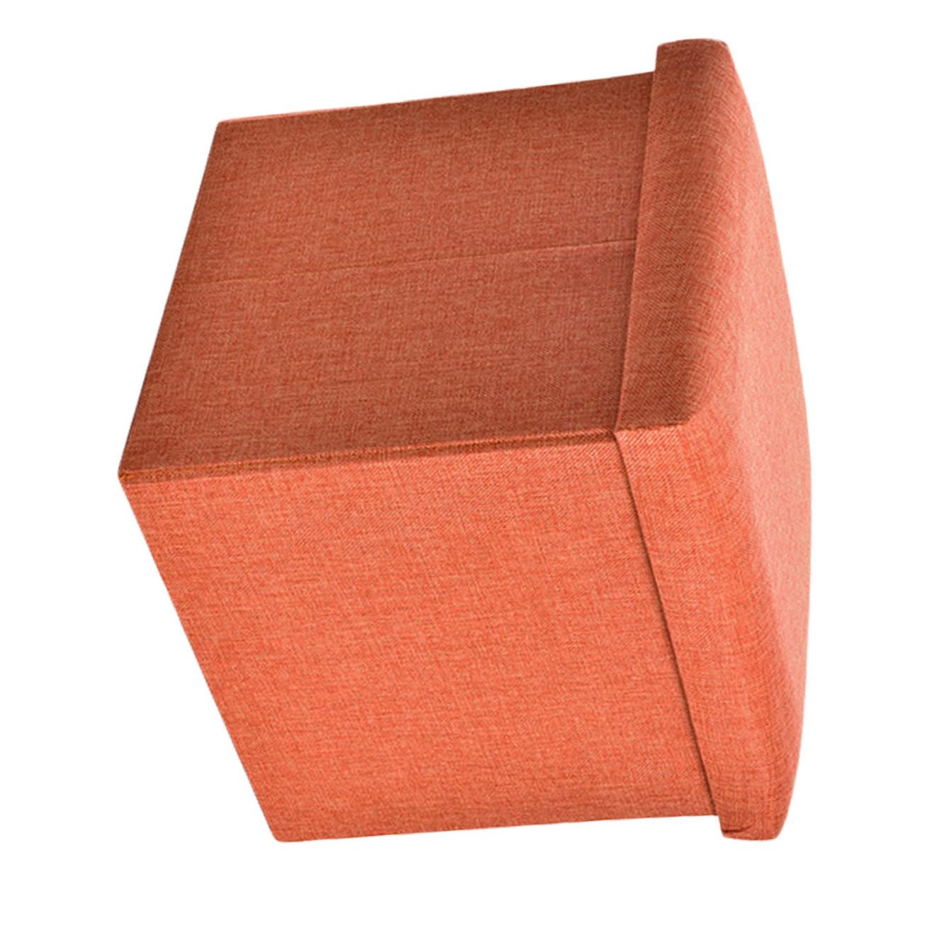 Tabouret de rangement pliable orange IMIKEYA pour chambre d'enfant