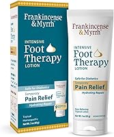 Frankincense & Myrrh Foot Pain Relief Cream - Diabetic Nerve Pain Lotion for Neuropathy, Restless Legs, Dry Cracked Skin Repair | 3oz