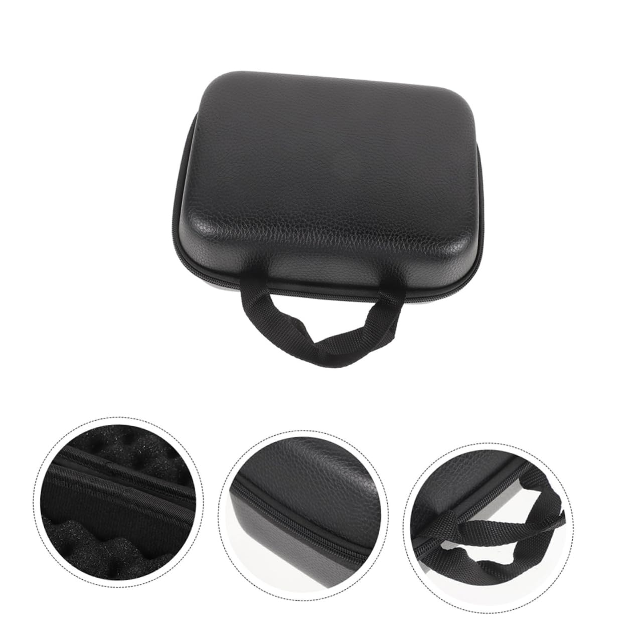 Mipcase Borsa Porta Mulinello da Pesca in Eva Nero, Compatta e Portatile, Custodia Protettiva per Mulinelli e Canne da Pesca, Confezione da 2 Pezzi per Attività all Aperto