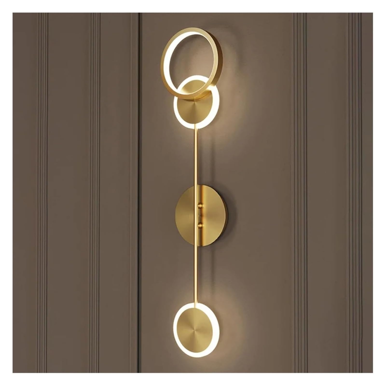 ASerZenith Wall Sconces, Modern Led Wall Lamp - Acrylic Copper Indoor - Wall Sconces Restaurant Stairs Bedroom Bedside Wall Light Fixtures