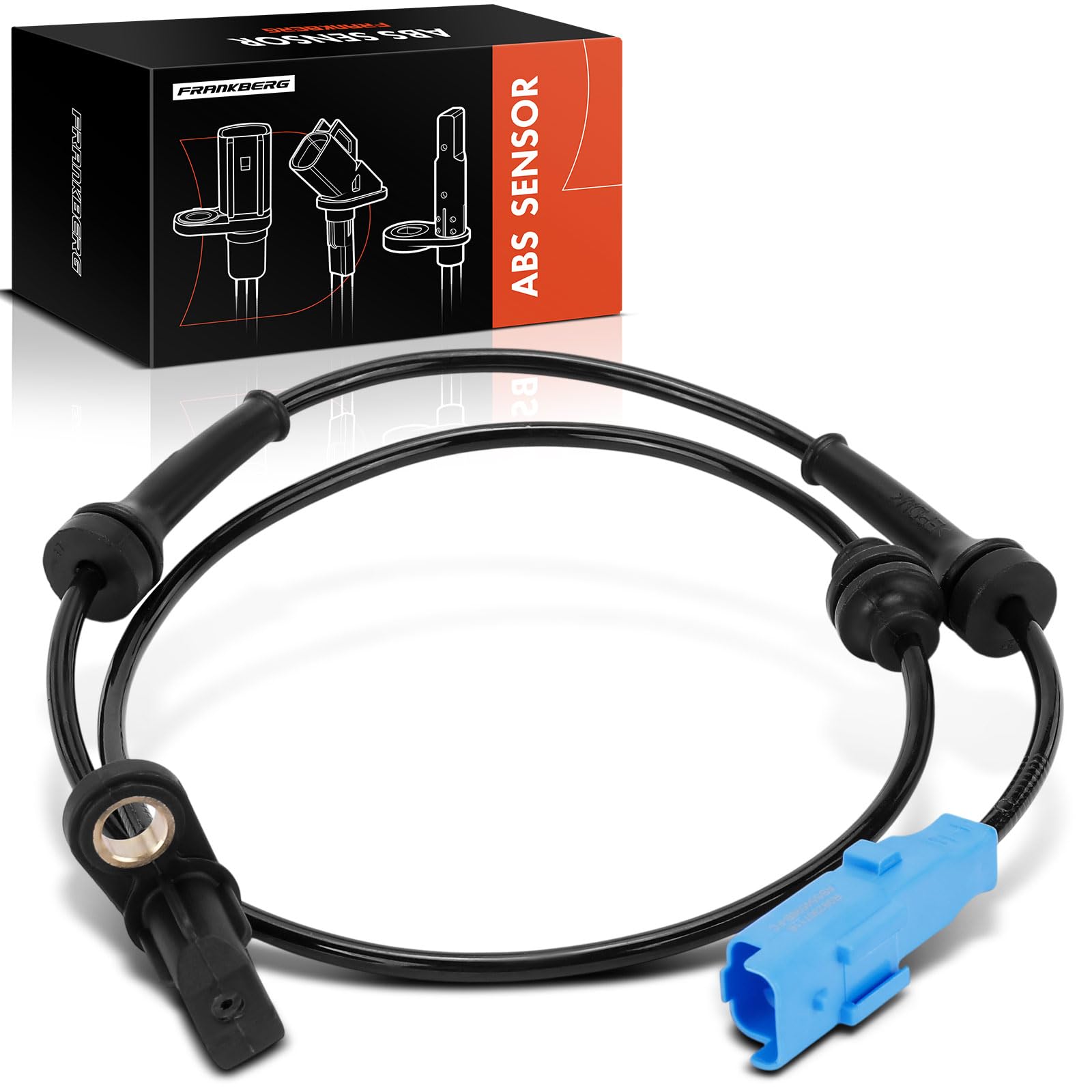 Frankberg Capteur ABS 2-Pôles Compatible avec C2 JM C3 I FC FN 1007 KM C3 Pluriel HB Remplacer# 454598