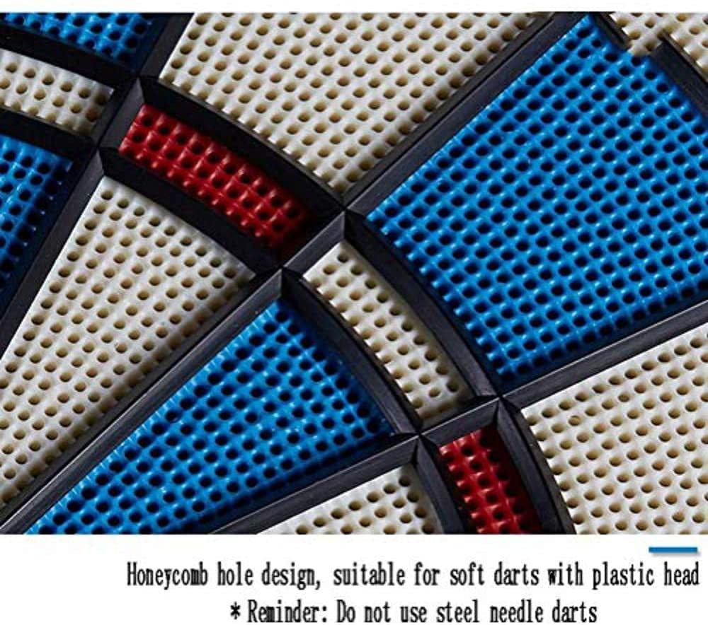 Elektroniczna tarcza do darta, gra w rzutki, flokowana gry, z 6 rzutkami, wskaźnik punktacji LCD, dla dzieci i dorosłych