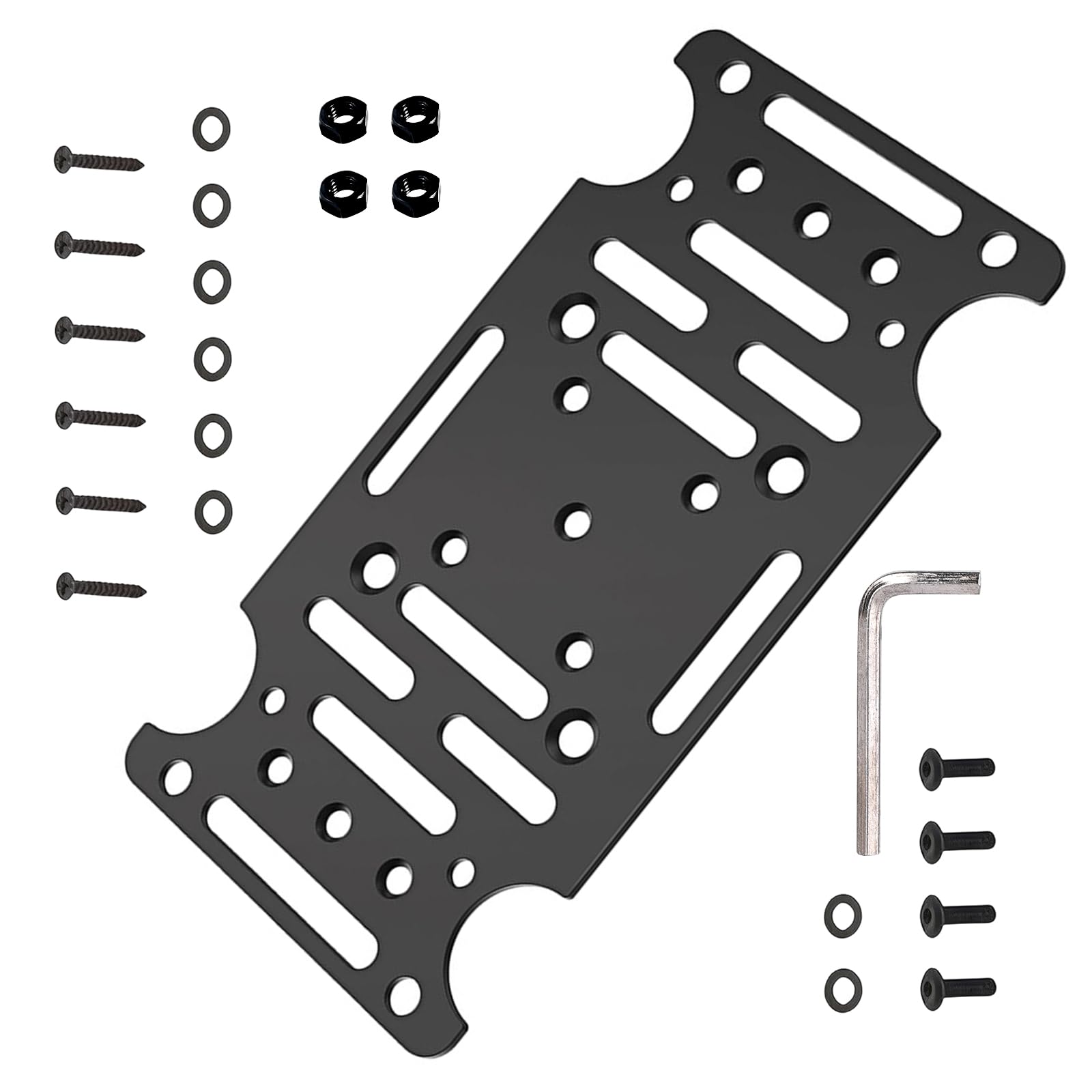 Rustproof Steel Mailbox Plate Featuring Finish for All Weather Outdoor Mailbox Post Mount Bracket