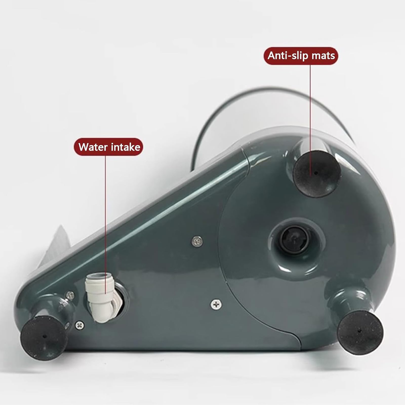 Nettoyeur de verre automatique avec brosse à 360°, pas d'électricité nécessaire, nettoyant efficace pour bouteilles et verres pour magasins de boissons et restaurants, économise du temps et des