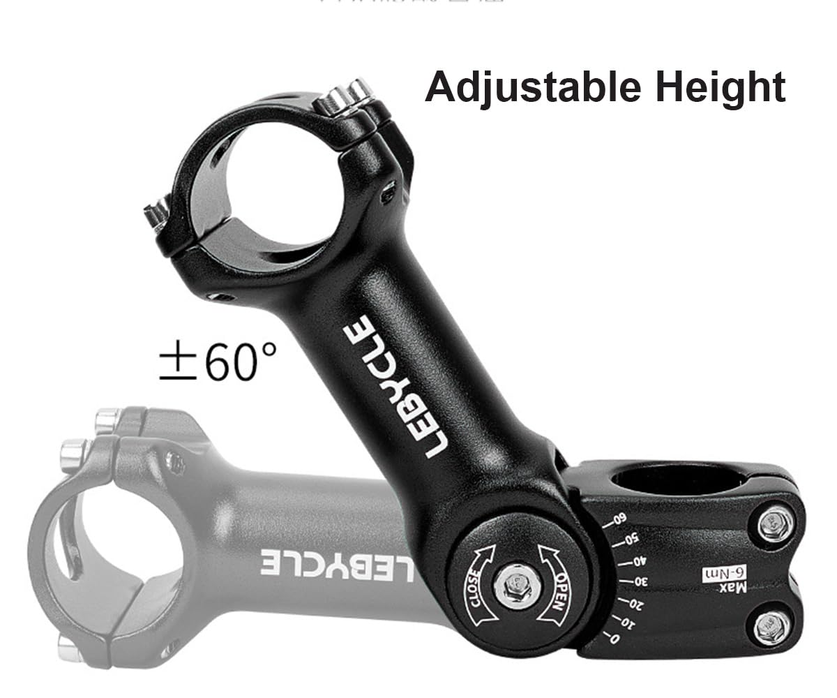 Amazon.co.jp: 自転車 アジャスタブル ステム ±60° 度角度調整 MTB