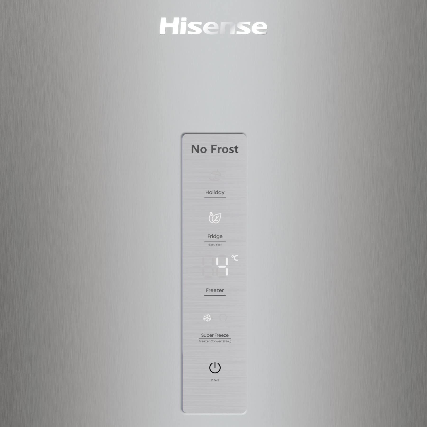 Hisense RM469N4ACD Kühl-Gefrierkombination, Freistehend, EEK D, 36dB, Total NoFrost, 368 Liter, Smart Fresh, CrispZone Smart Humidity, Convert ZeroZone, HxBxT: 200x60x66, 3 cm