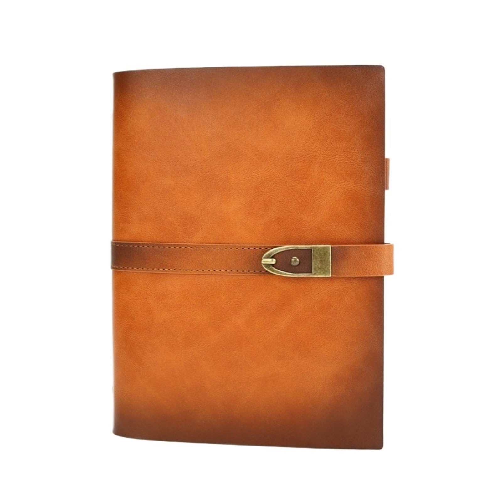 Cuaderno de viajero A5 3 piezas - Cuero vintage suave Para La Escritura | Clip de metal extraíble for cuaderno con cubierta de cuero suave for negocios(Color6)