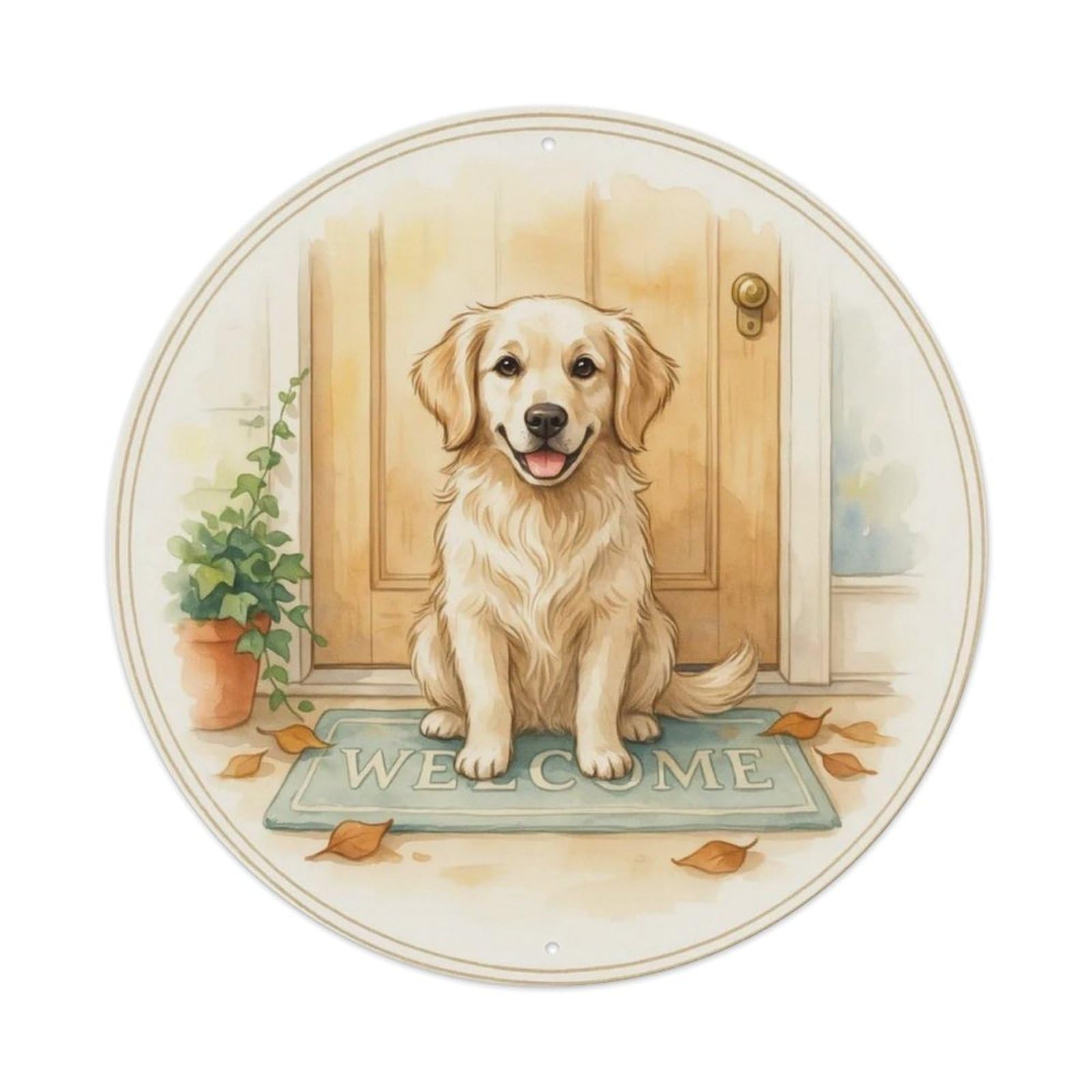 My Dog Is My Home Metal Tin Sign Plaque