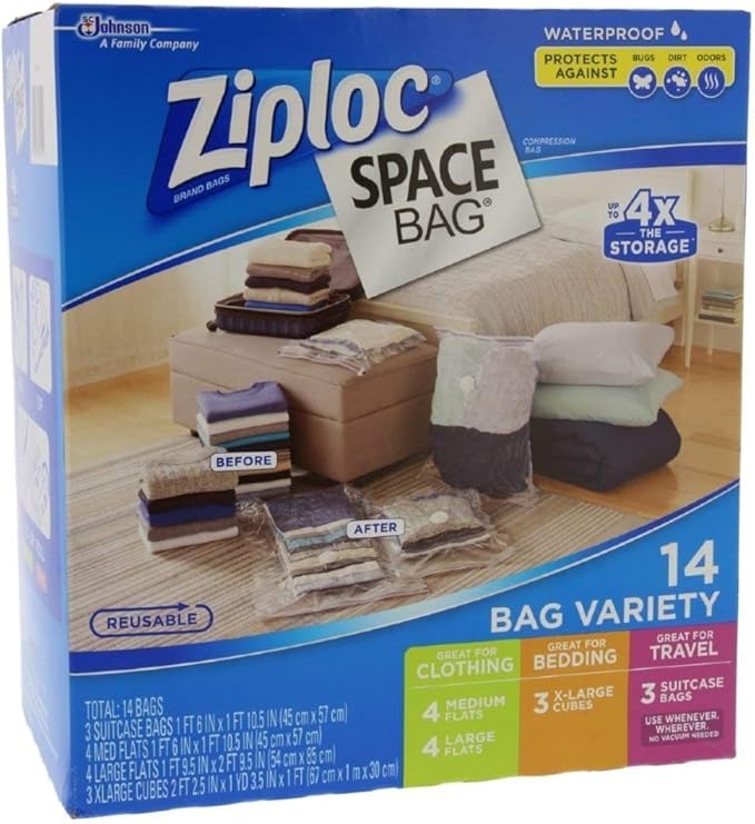Ziploc FBA_707373 Laundry Net, 29.2 x 26.7 x 16.5 cm, Bule Home & Kitchen