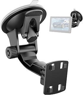 Backup Camera Monitor Mount,(4.3/5 in)PixelMan Upgraded Version Windshield Mount for Backup Camera Monitor,Vehicle Rear View Camera Monitor Suction Cup Bracket,Reverse Camera Display Cup Holder Mount