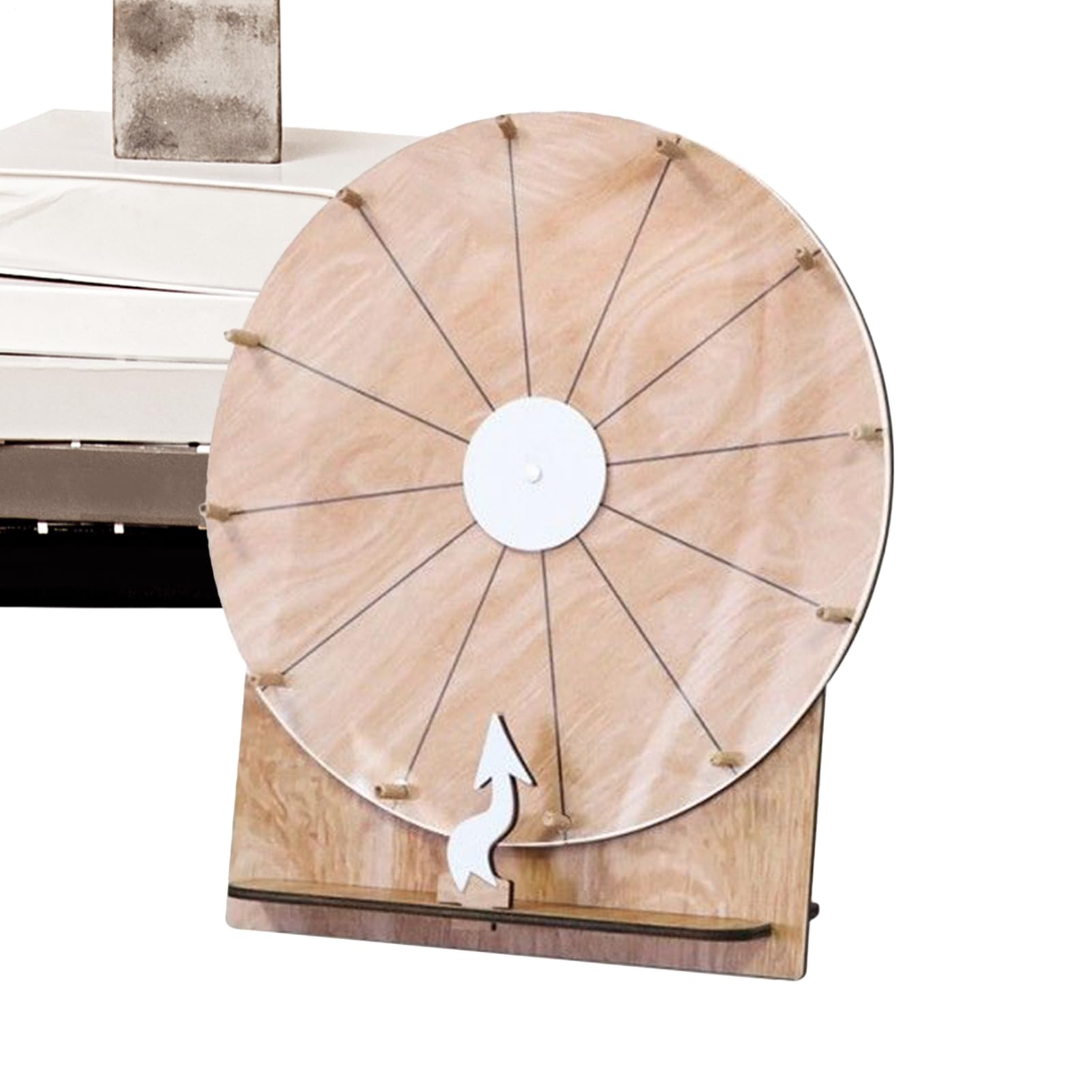 Ruleta Giratoria De Premios | Ruleta De Madera De 28 Cm para Sorteos | Material para Fiestas Giratorio para Niños Y Adultos Juegos Noche Aula Recompensas | Organizadores Eventos Ferias