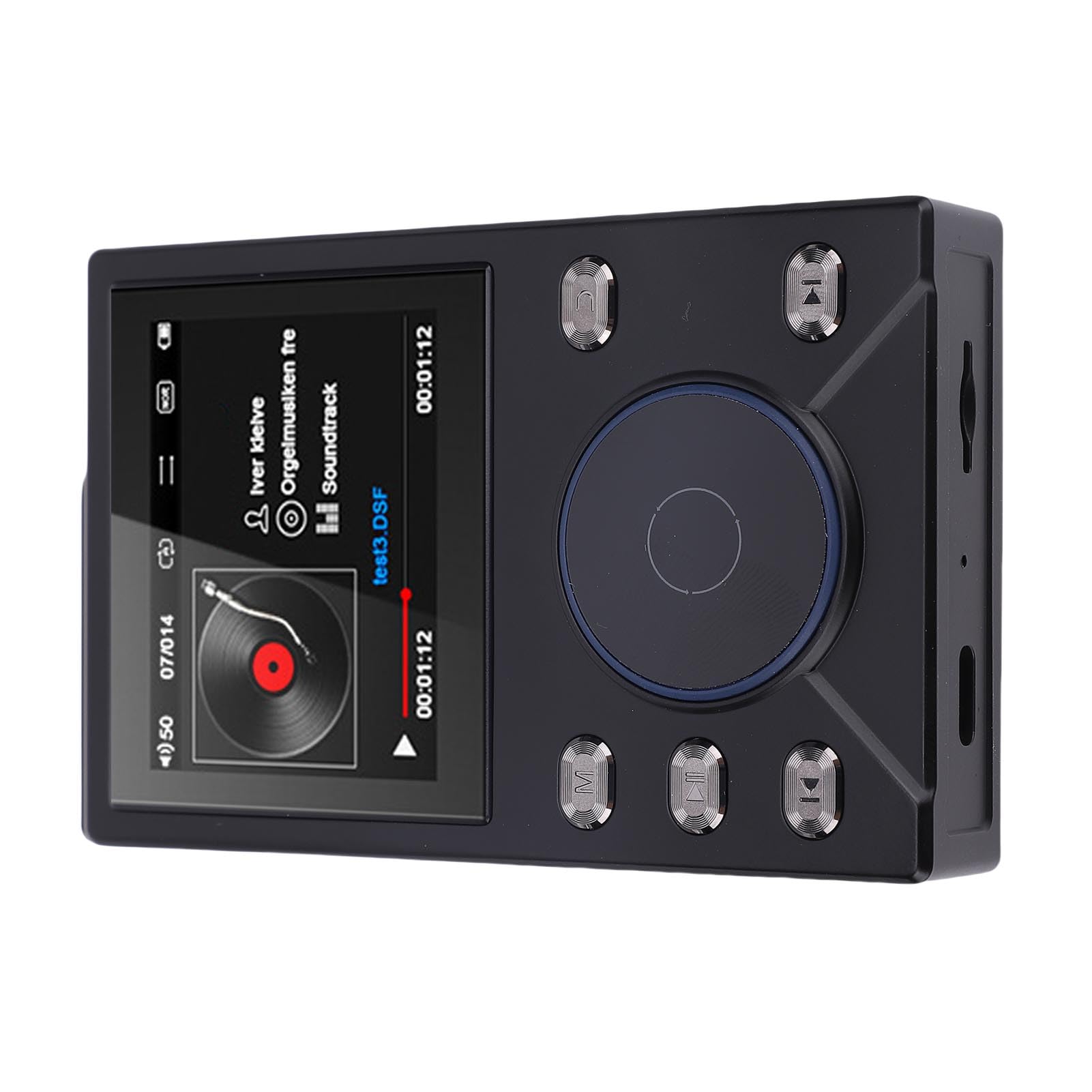 KIMISS Lettore MP3 HiFi, Lettore Audio Bluetooth DSD Lossless per Appassionati di Musica - Musicale Digitale Ad Alta Risoluzione con Memoria Espandibile da 256 GB (Scheda di memoria piccola da 128 GB)