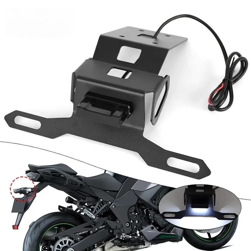 Portatarga Moto Targa Supporto Fanale posteriore Staffa Ordinata Accessori Per Z1000SX Z1000 Z 1000 SX 2020 2021 2022 2023