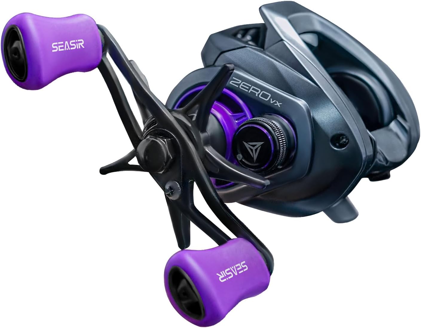 SEASIR ZeroVX Baitcasting Reel, 4.7oz Ultralight Fishing Reel Casting, Freshwater Baitcaster Reel, Carbon Fiber Washer, Max Drag 9LB, 7.6:1 Gear Ratio, 6+1 Shielded Ball Bearing