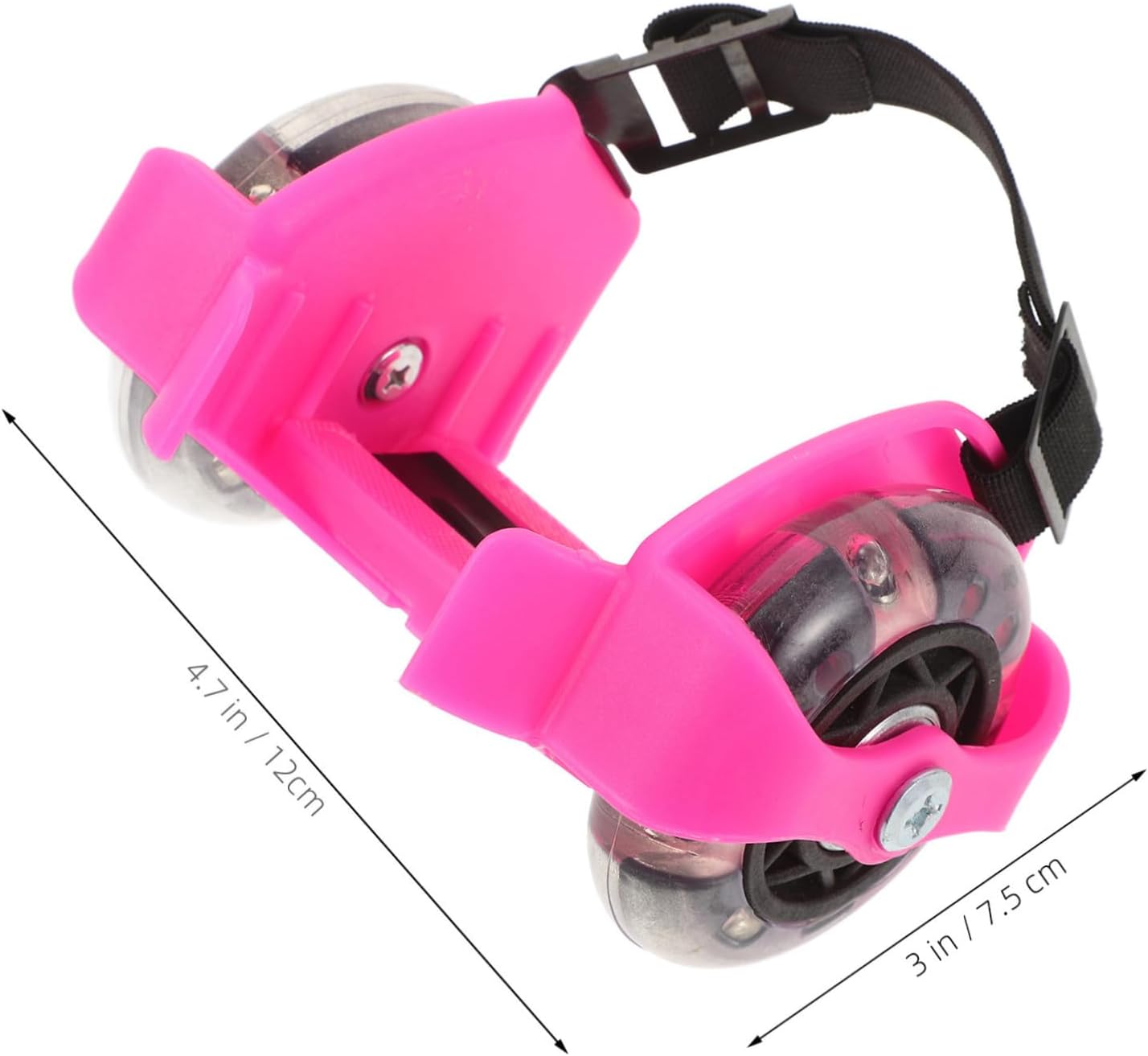 KICHOUSE 2pairs Roller Skates Shoes for Boys and Girls Beginner Skating Shoes Comfortable Fit Glowing Training Roller Skates
